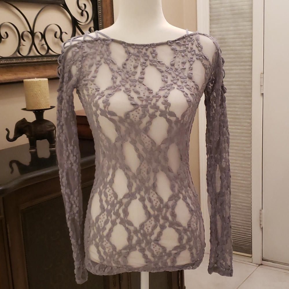 Intimately Free People Lace Shirt NWT Small